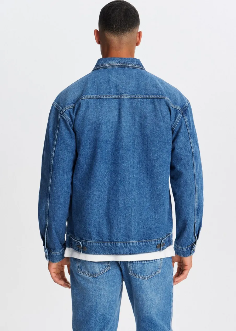 The Sting Spijkerjas met knopen<Heren Jassen