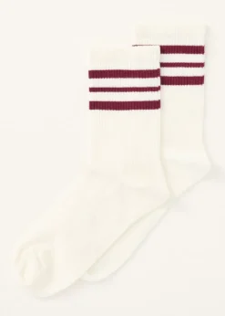 The Sting Sporty sokken met strepen<DAMES Sokken