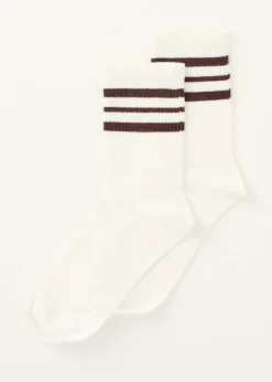 The Sting Sporty sokken met strepen<DAMES Sokken
