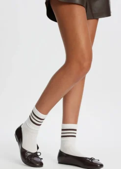 The Sting Sporty sokken met strepen<DAMES Sokken