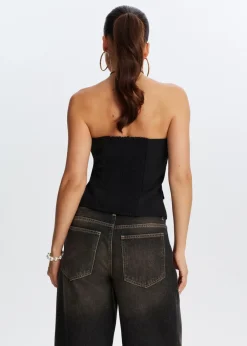 The Sting Strapless gilet<DAMES Tops