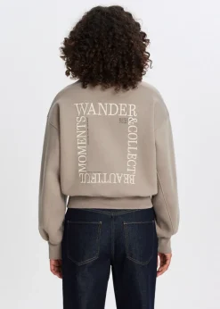 The Sting Sweater met collect print<DAMES Sweaters En Hoodies