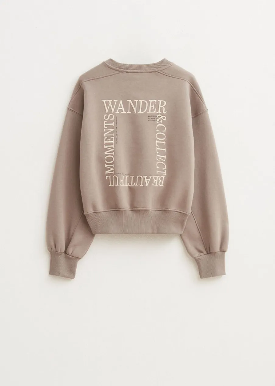 The Sting Sweater met collect print<DAMES Sweaters En Hoodies