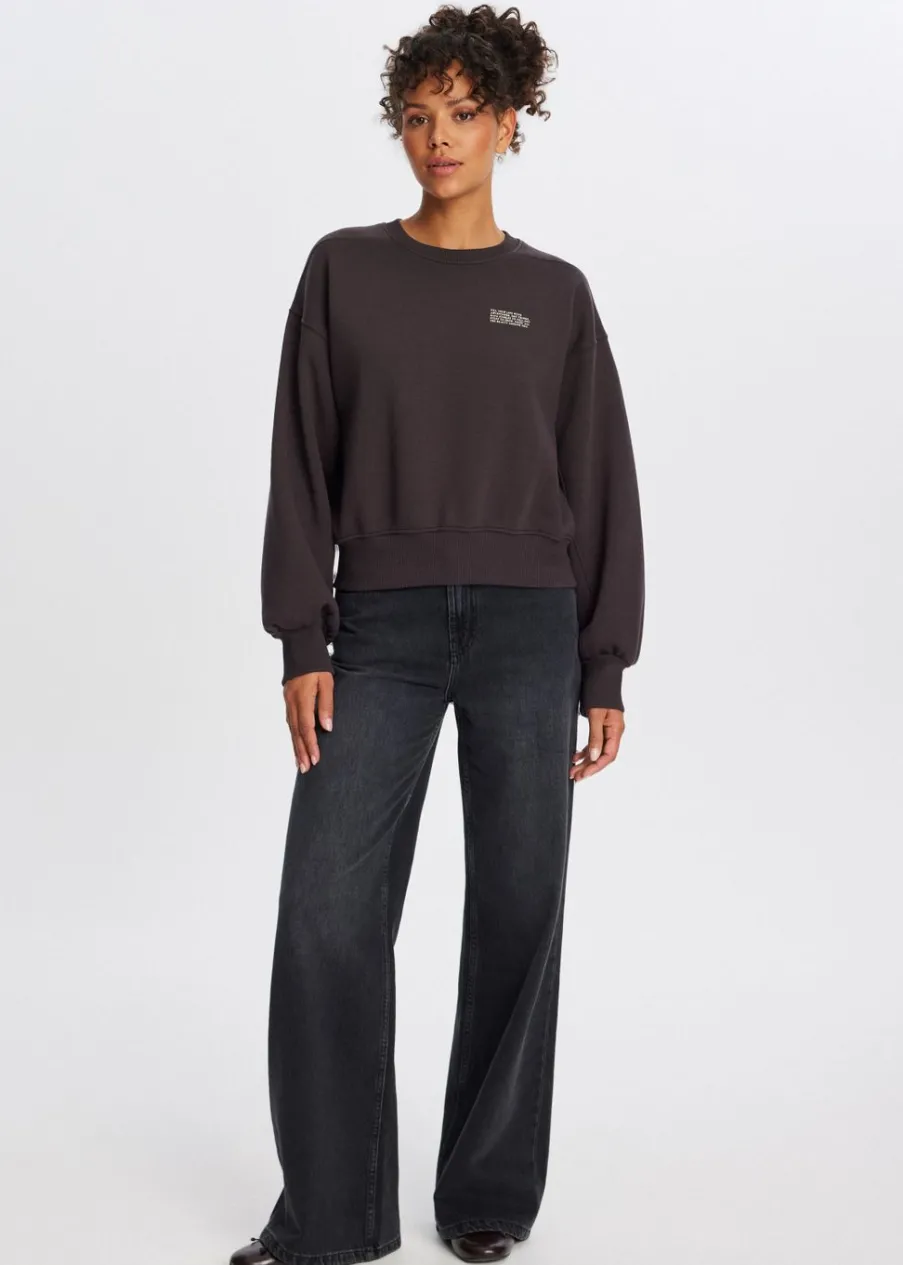 The Sting Sweater met collect print<DAMES Sweaters En Hoodies