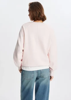 The Sting Sweater met fluffy print<DAMES Sweaters En Hoodies