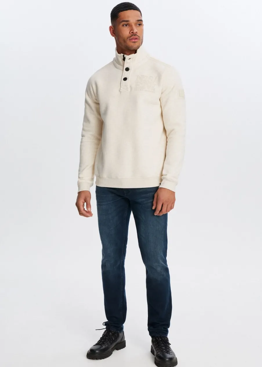 The Sting Sweater met knopen<Heren Sweaters En Hoodies