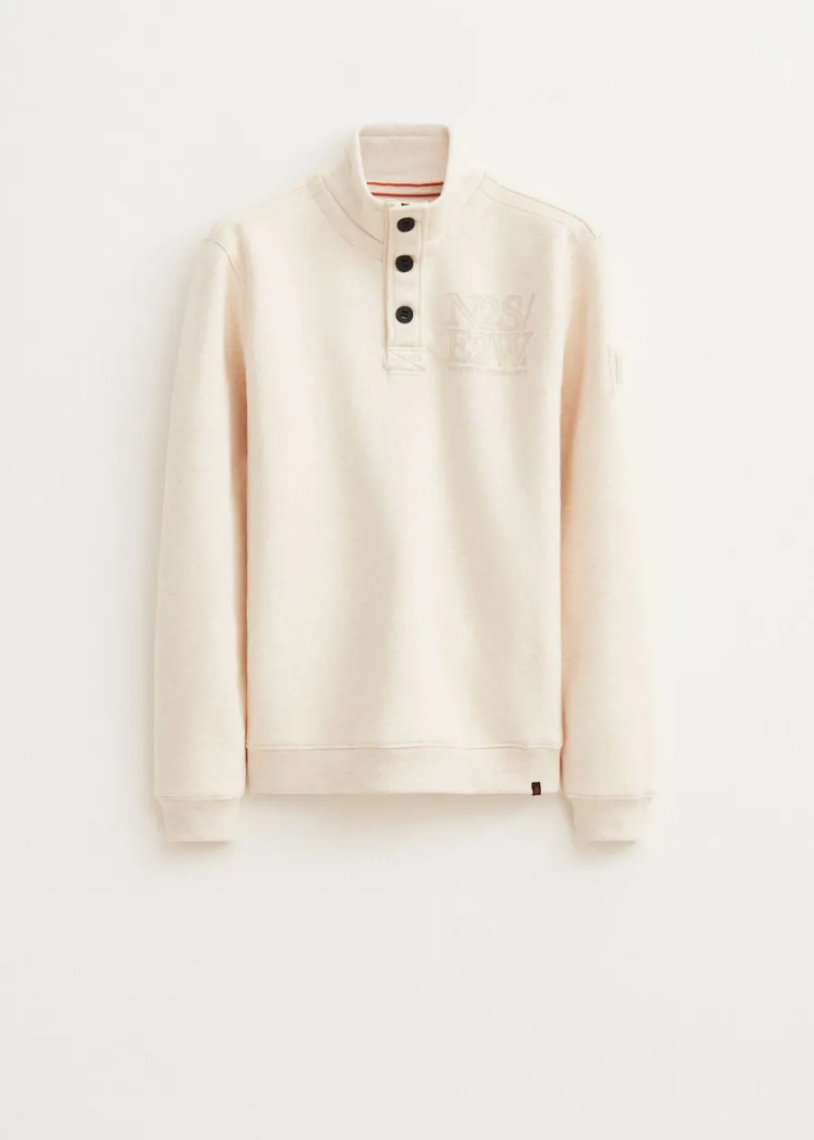 The Sting Sweater met knopen<Heren Sweaters En Hoodies