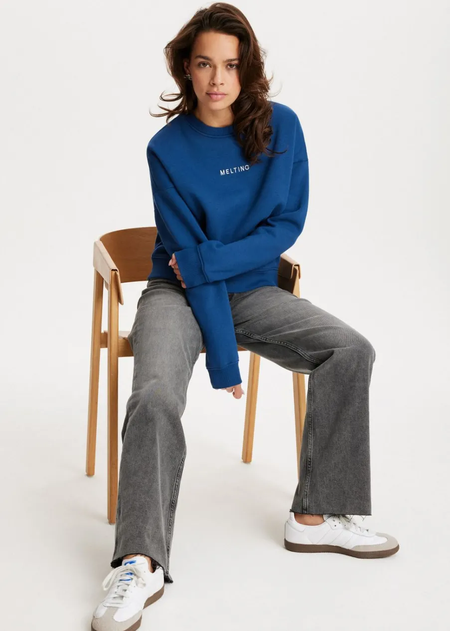 The Sting Sweater met merk print<DAMES Sweaters En Hoodies