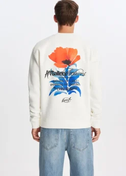 The Sting Sweater met print bloem<Heren Sweaters En Hoodies