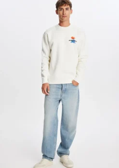 The Sting Sweater met print bloem<Heren Sweaters En Hoodies