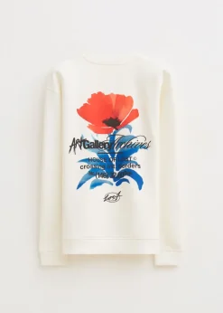 The Sting Sweater met print bloem<Heren Sweaters En Hoodies
