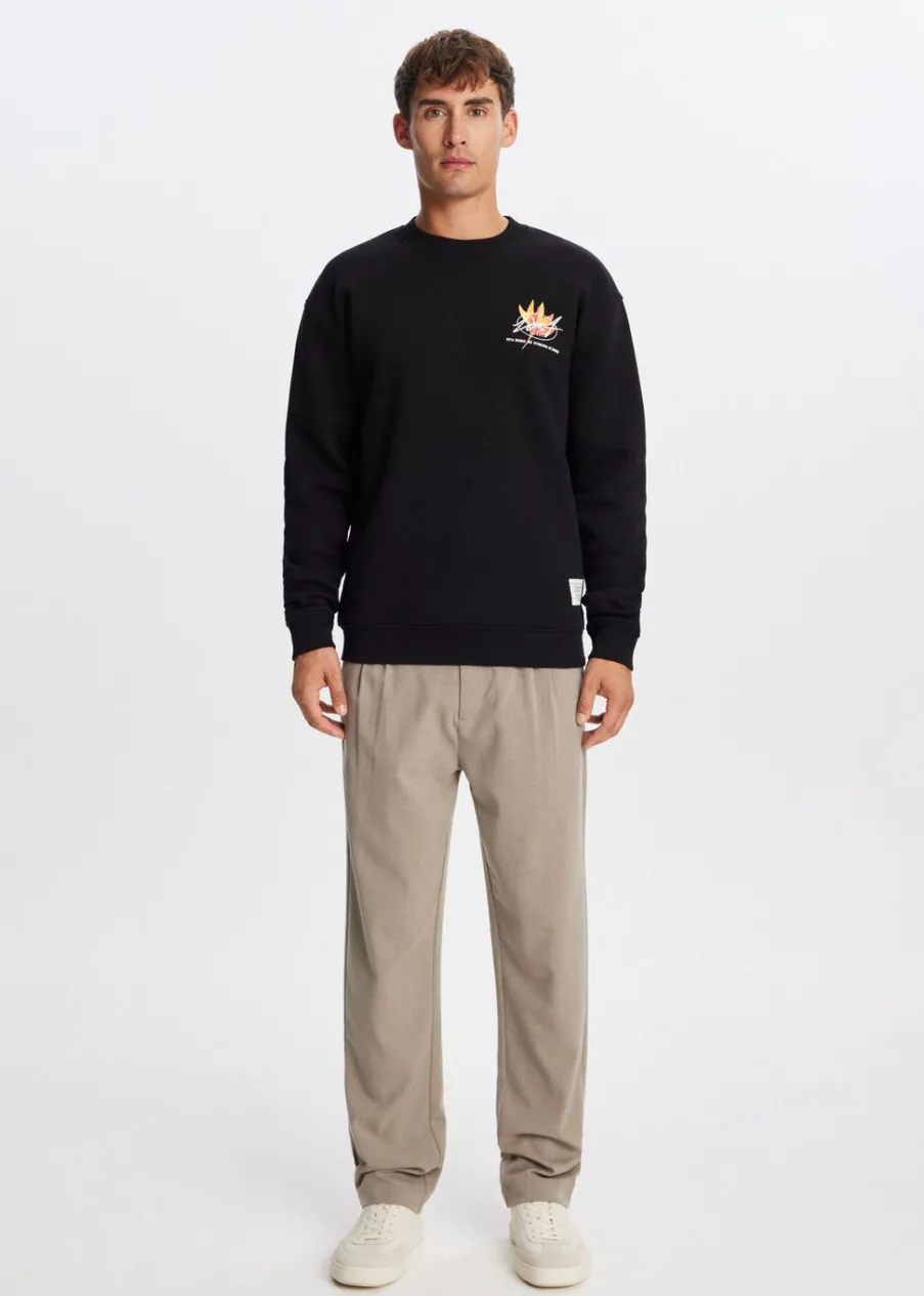 The Sting Sweater met print bloemen<Heren Sweaters En Hoodies