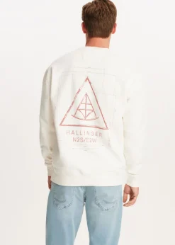 The Sting Sweater met print driehoek<Heren Sweaters En Hoodies