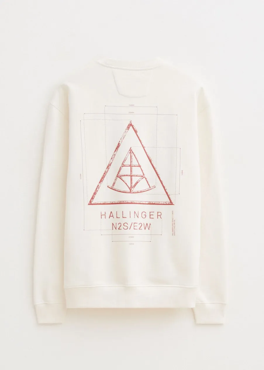 The Sting Sweater met print driehoek<Heren Sweaters En Hoodies