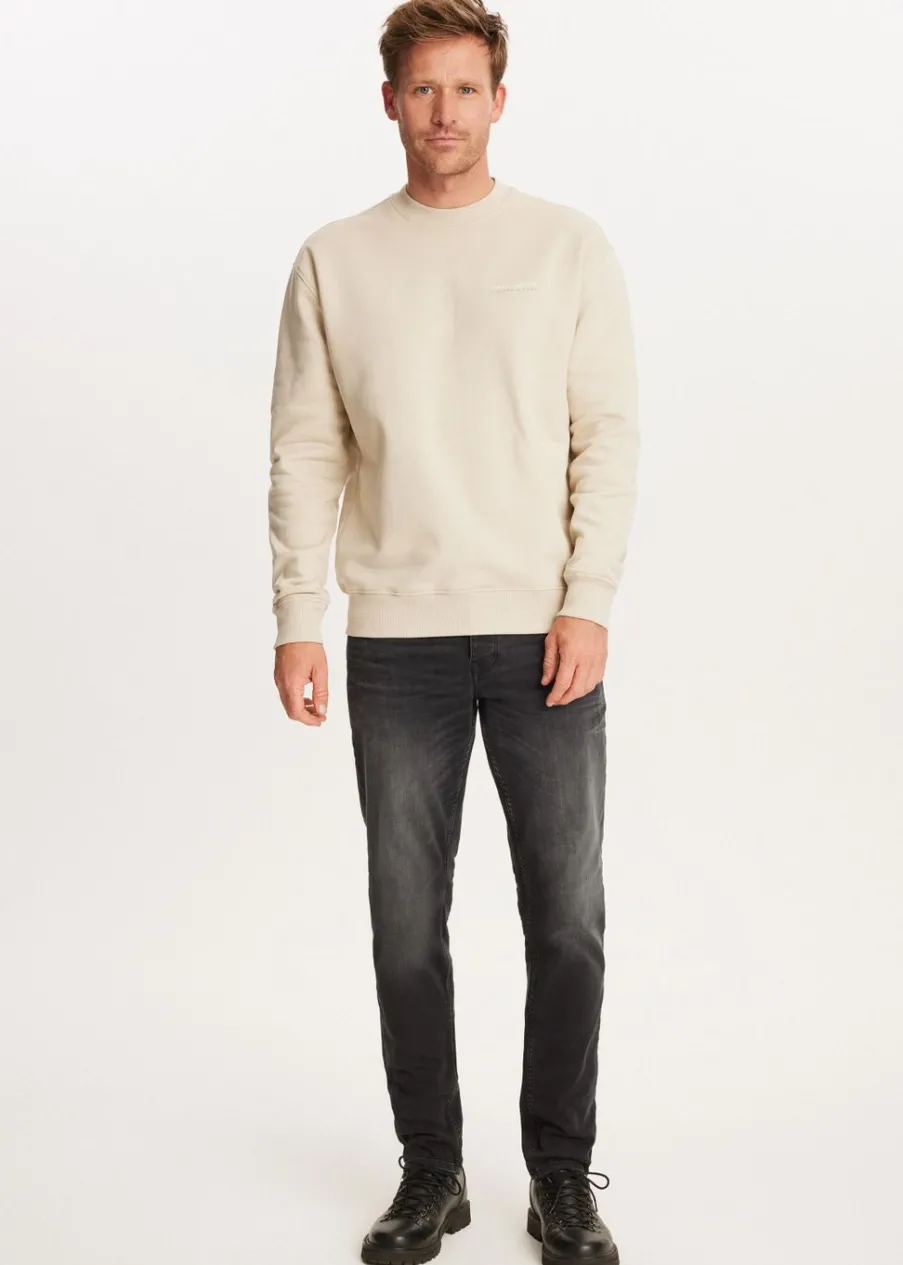 The Sting Sweater met print kompas<Heren Sweaters En Hoodies