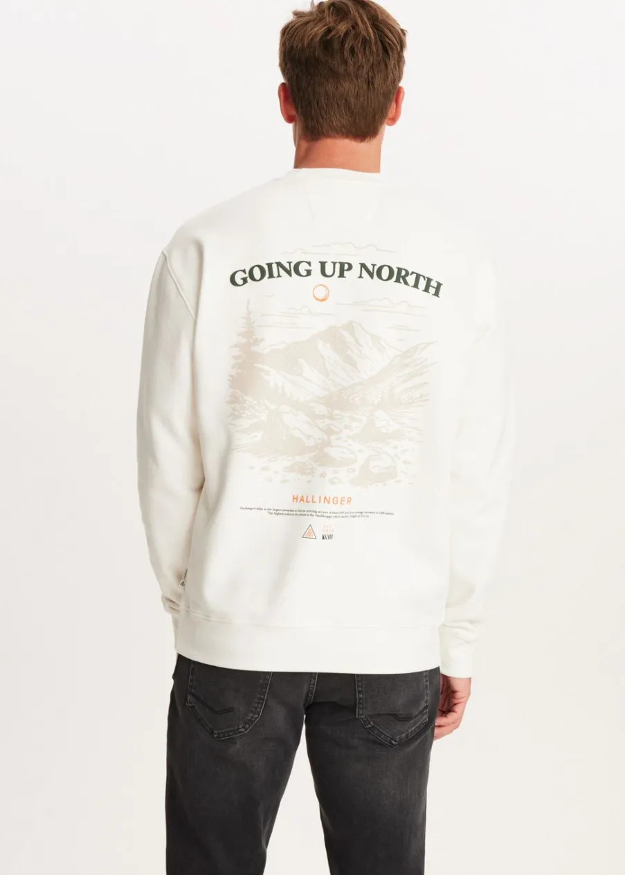 The Sting Sweater met print north<Heren Sweaters En Hoodies