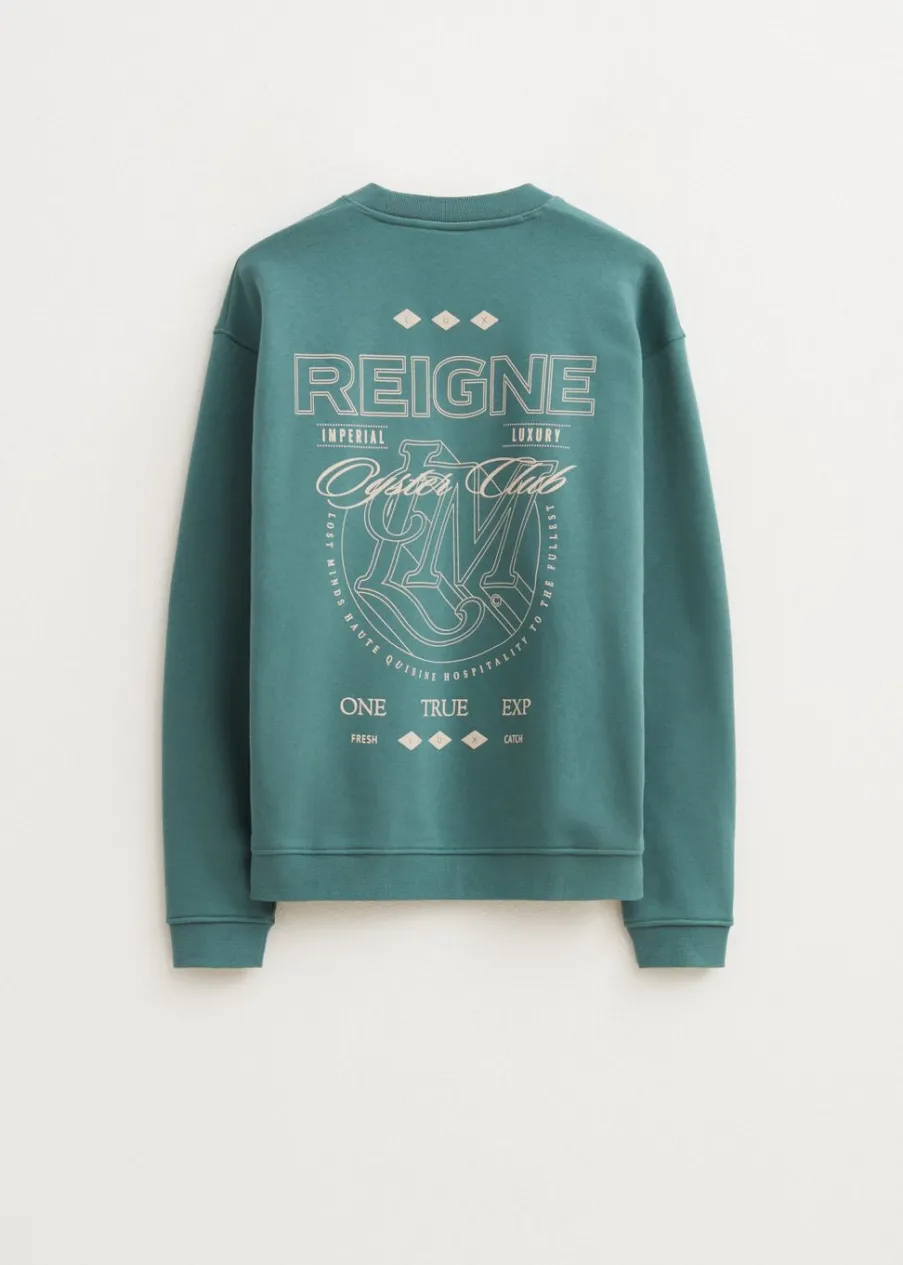 The Sting Sweater met print reigne<Heren Sweaters En Hoodies