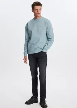 The Sting Sweater met print wereldbol<Heren Sweaters En Hoodies