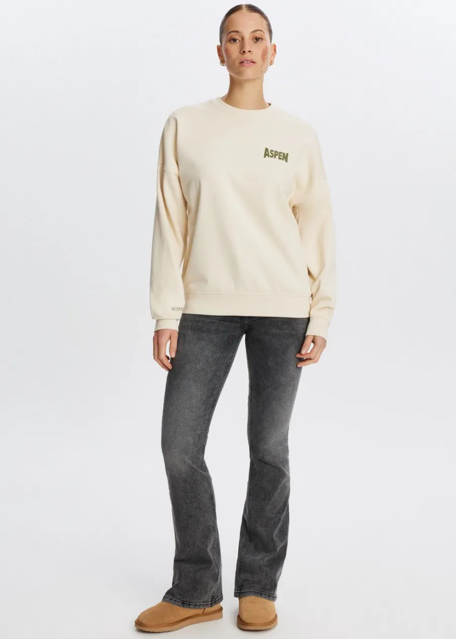 The Sting Sweater met ski print<DAMES Sweaters En Hoodies