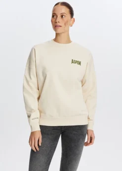 The Sting Sweater met ski print<DAMES Sweaters En Hoodies