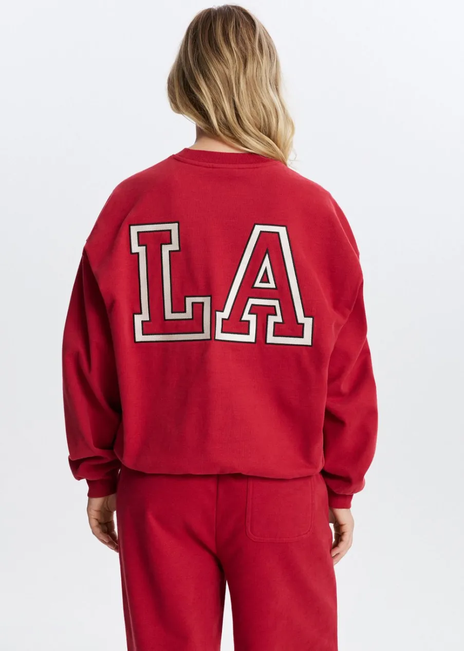 The Sting Sweater met tekstprint<DAMES Sweaters En Hoodies