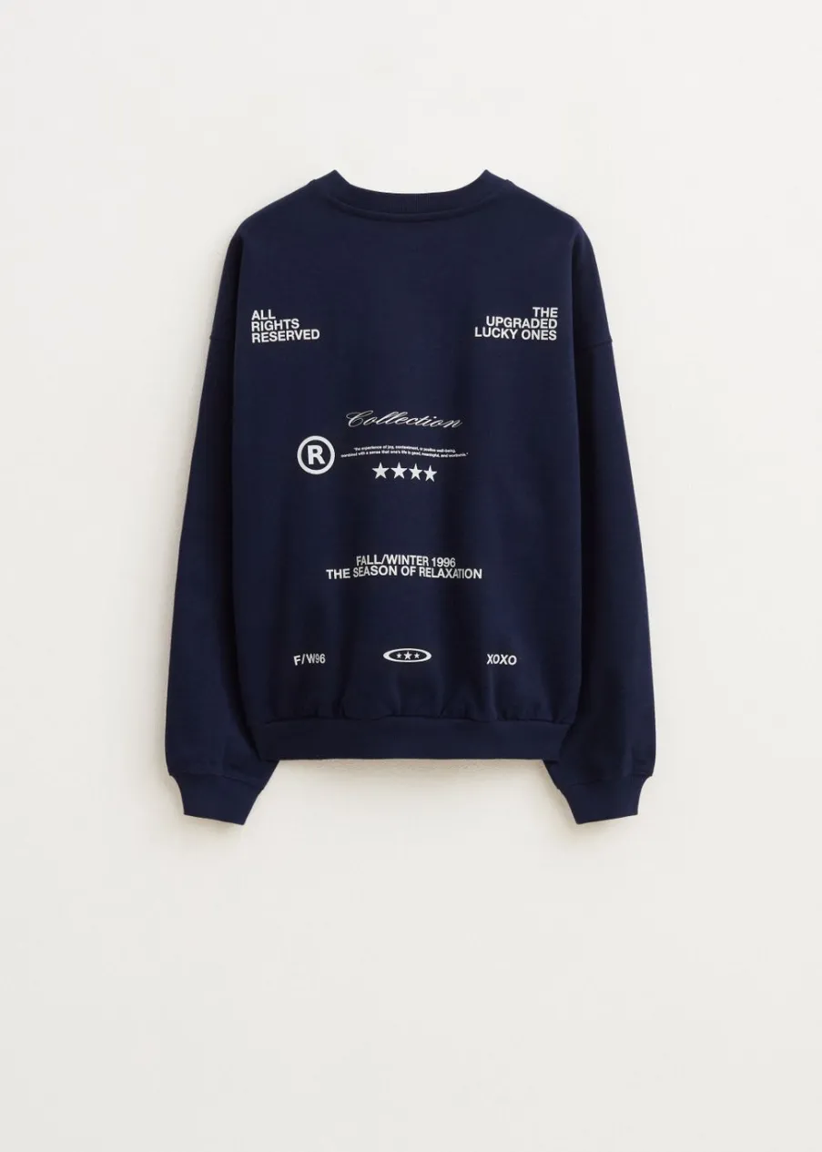 The Sting Sweater met tekstprint<DAMES Sweaters En Hoodies