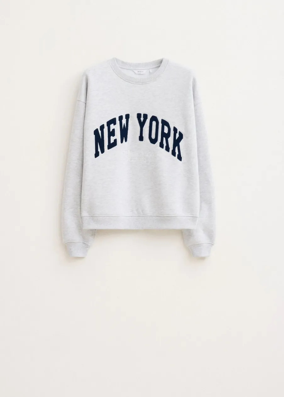 The Sting Sweater met varsity print<DAMES Sweaters En Hoodies