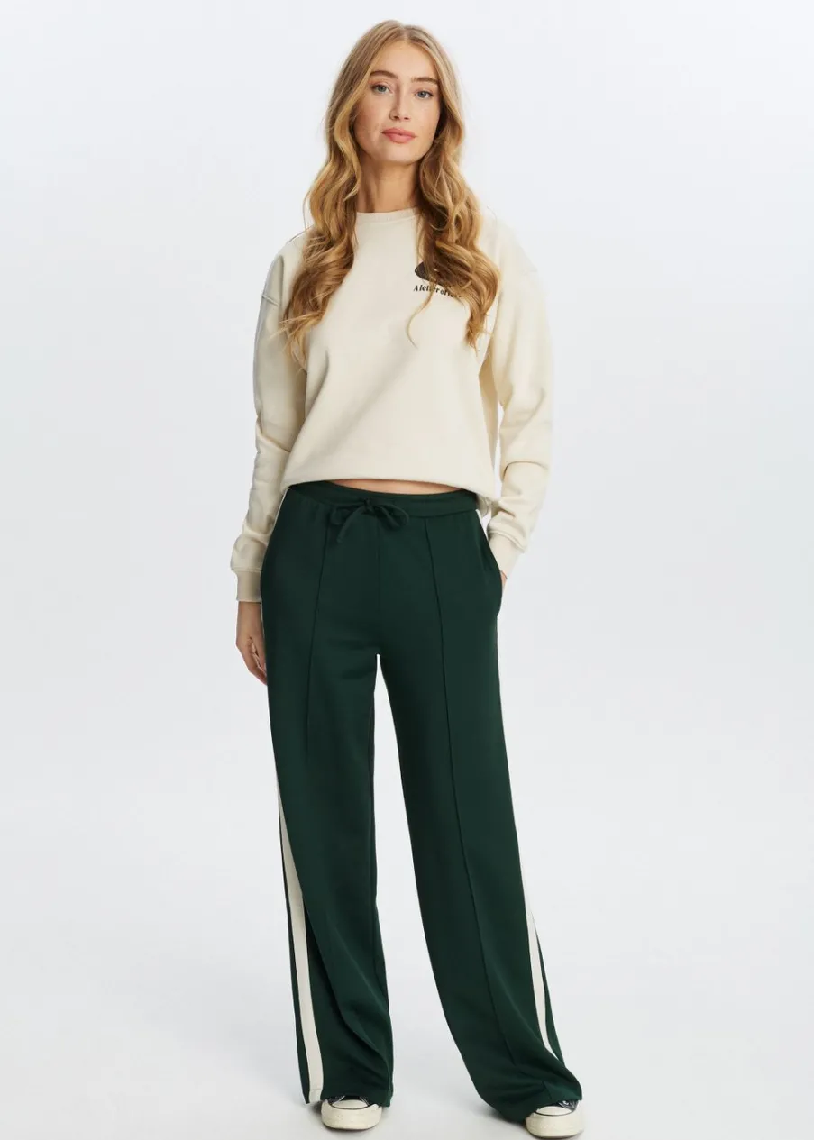 The Sting Sweatpants met streep<DAMES Broeken