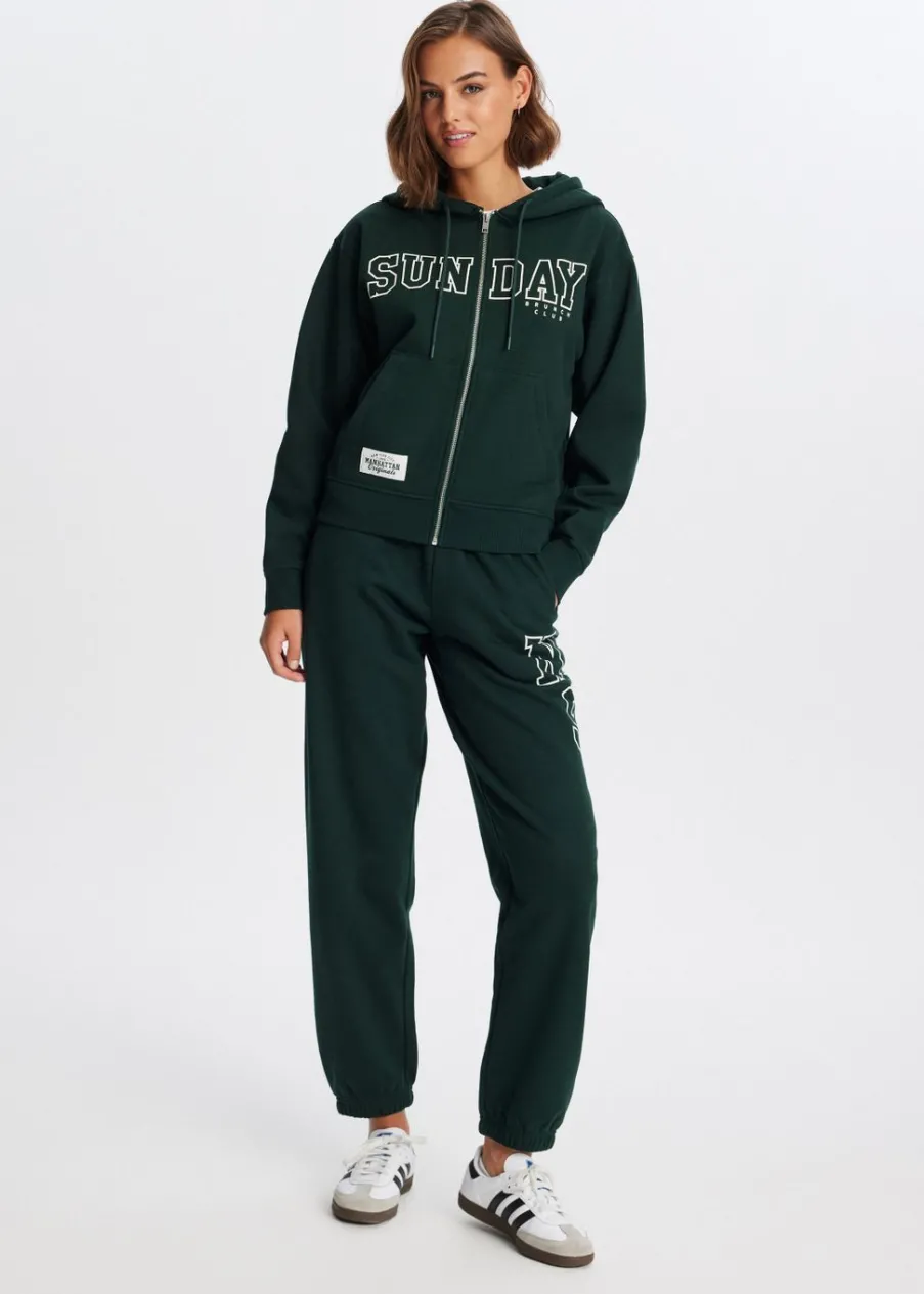 The Sting Sweatpants met zijprint<DAMES Broeken