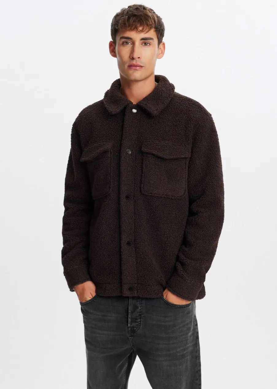 The Sting Teddy overshirt<Heren Overshirts