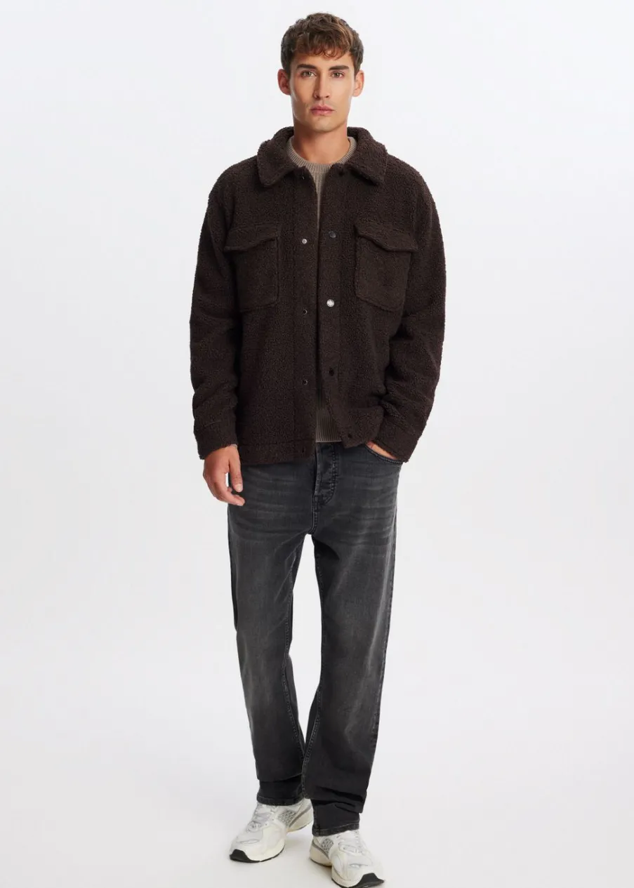 The Sting Teddy overshirt<Heren Overshirts