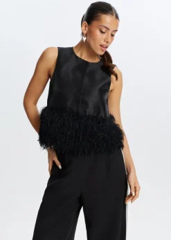 The Sting Top met franjes<DAMES Tops