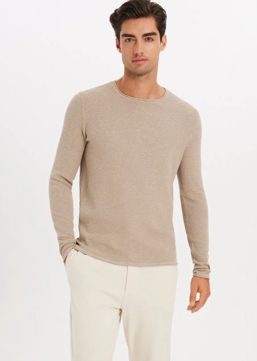 The Sting Trui melange<Heren Basics|Truien En Vesten