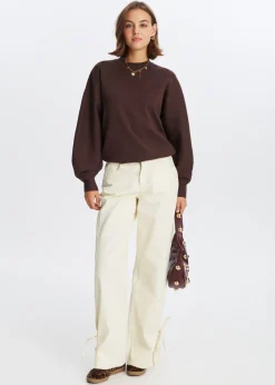 The Sting Trui met balloon mouwen<DAMES Truien En Vesten