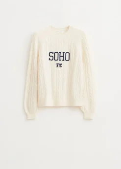 The Sting Trui met borduurdetail<DAMES Truien En Vesten