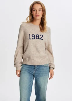 The Sting Trui met borduurdetail<DAMES Truien En Vesten