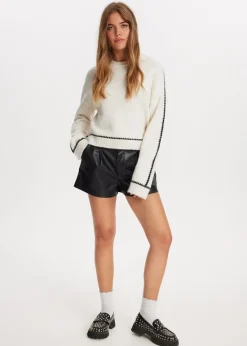 The Sting Trui met contrasterende details<DAMES Truien En Vesten