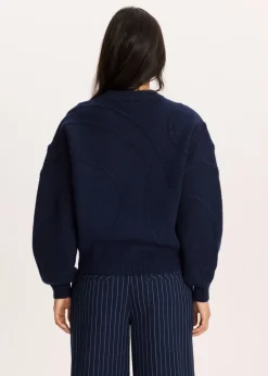 The Sting Trui met 3D patroon<DAMES Truien En Vesten