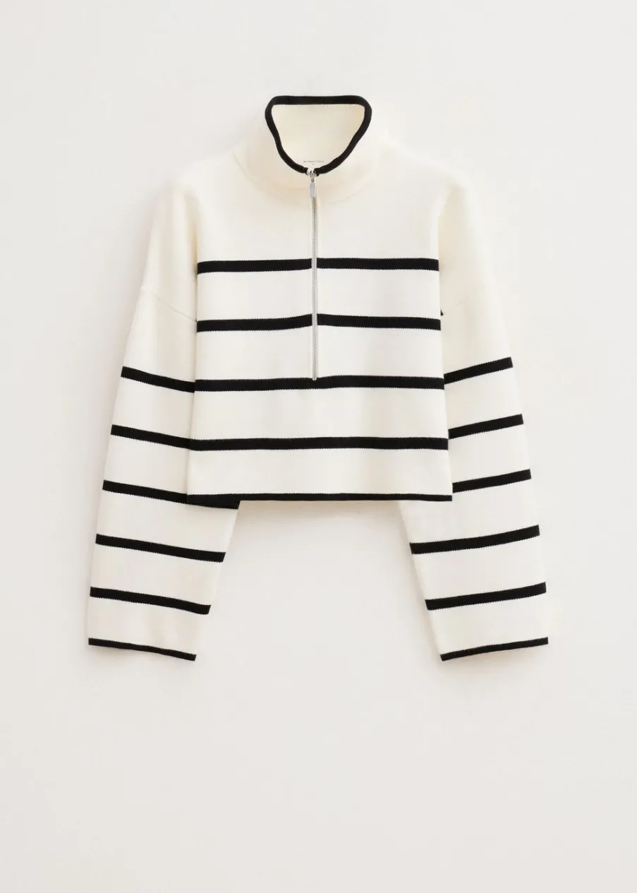 The Sting Trui met half zip<DAMES Truien En Vesten