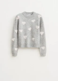 The Sting Trui met hartjes<DAMES Truien En Vesten