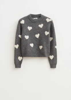 The Sting Trui met hartjes<DAMES Truien En Vesten