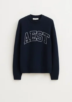 The Sting Trui met jacquarddetail<Heren Truien En Vesten