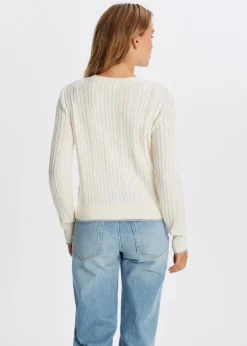 The Sting Trui met kabelpatroon<DAMES Truien En Vesten