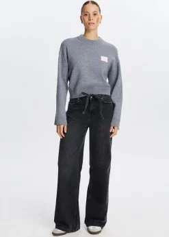 The Sting Trui met label<DAMES Truien En Vesten