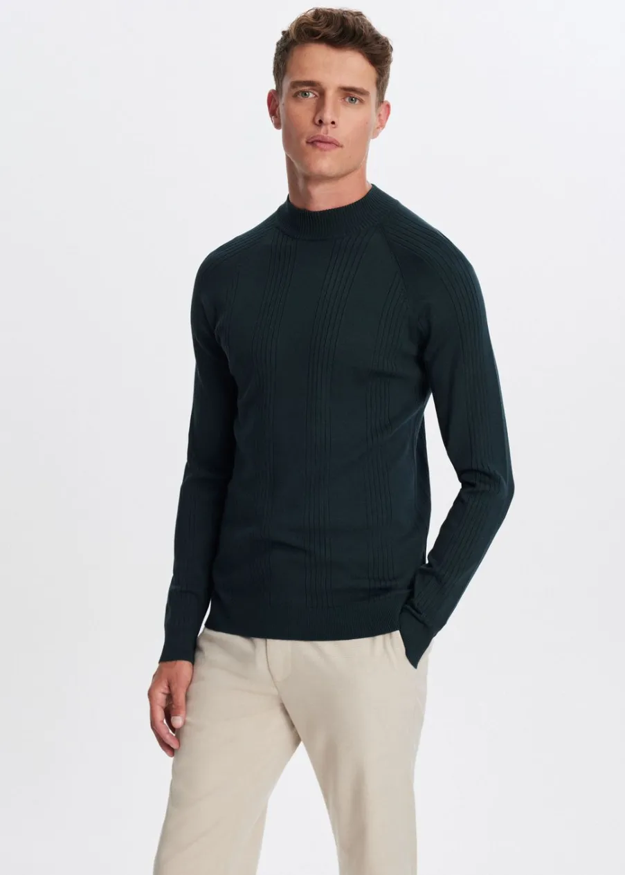 The Sting Trui met mock-neck<Heren Truien En Vesten