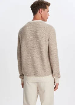 The Sting Trui met visgraatdetail<Heren Truien En Vesten