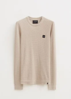 The Sting Trui met wafelstructuur<Heren Truien En Vesten