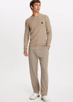 The Sting Trui met wafelstructuur<Heren Truien En Vesten