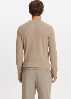 The Sting Trui met wafelstructuur<Heren Truien En Vesten