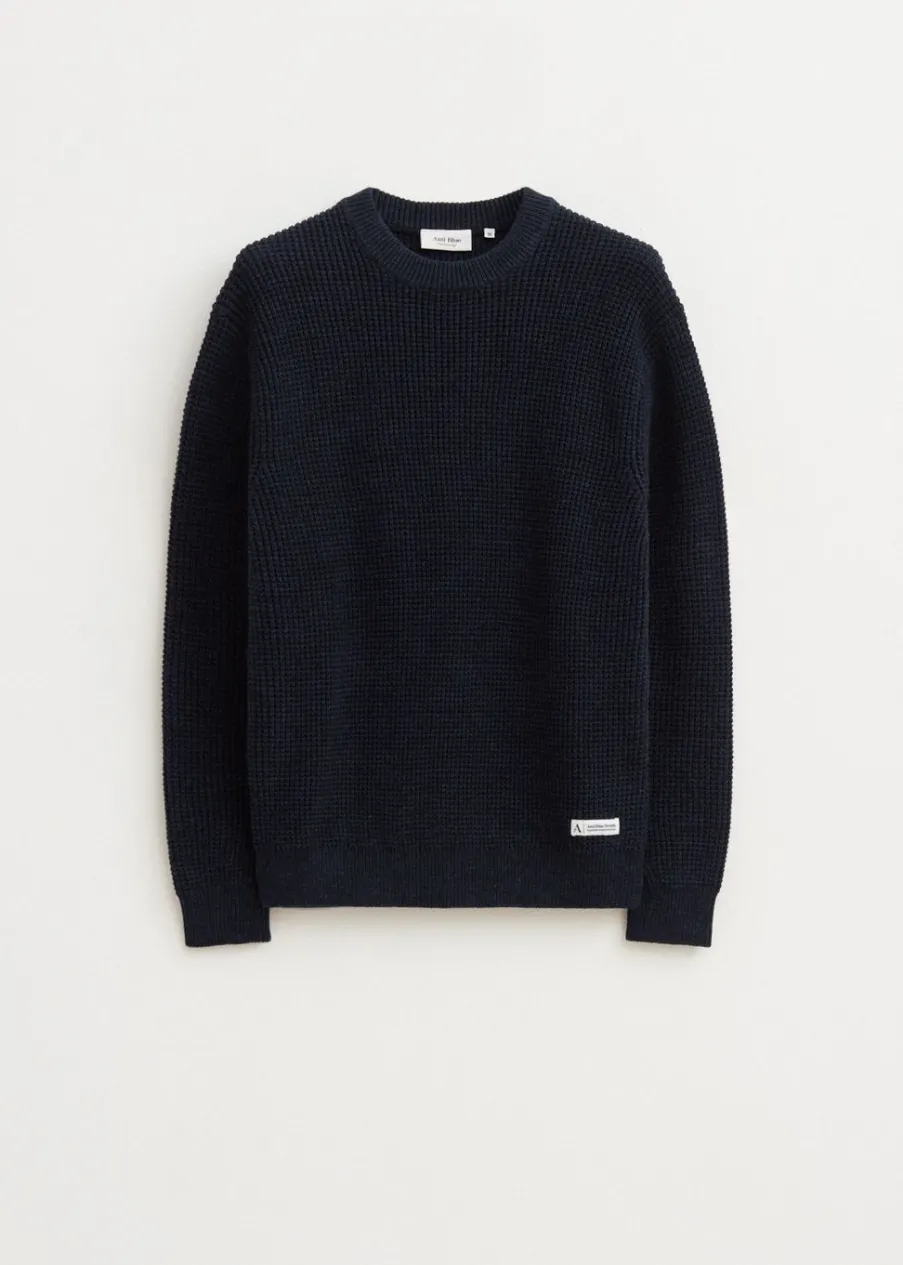 The Sting Trui met wafelstructuur<Heren Truien En Vesten